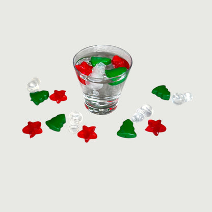 Holiday Drink Cubes Reusable Ice