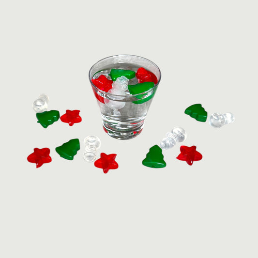 Holiday Drink Cubes Reusable Ice