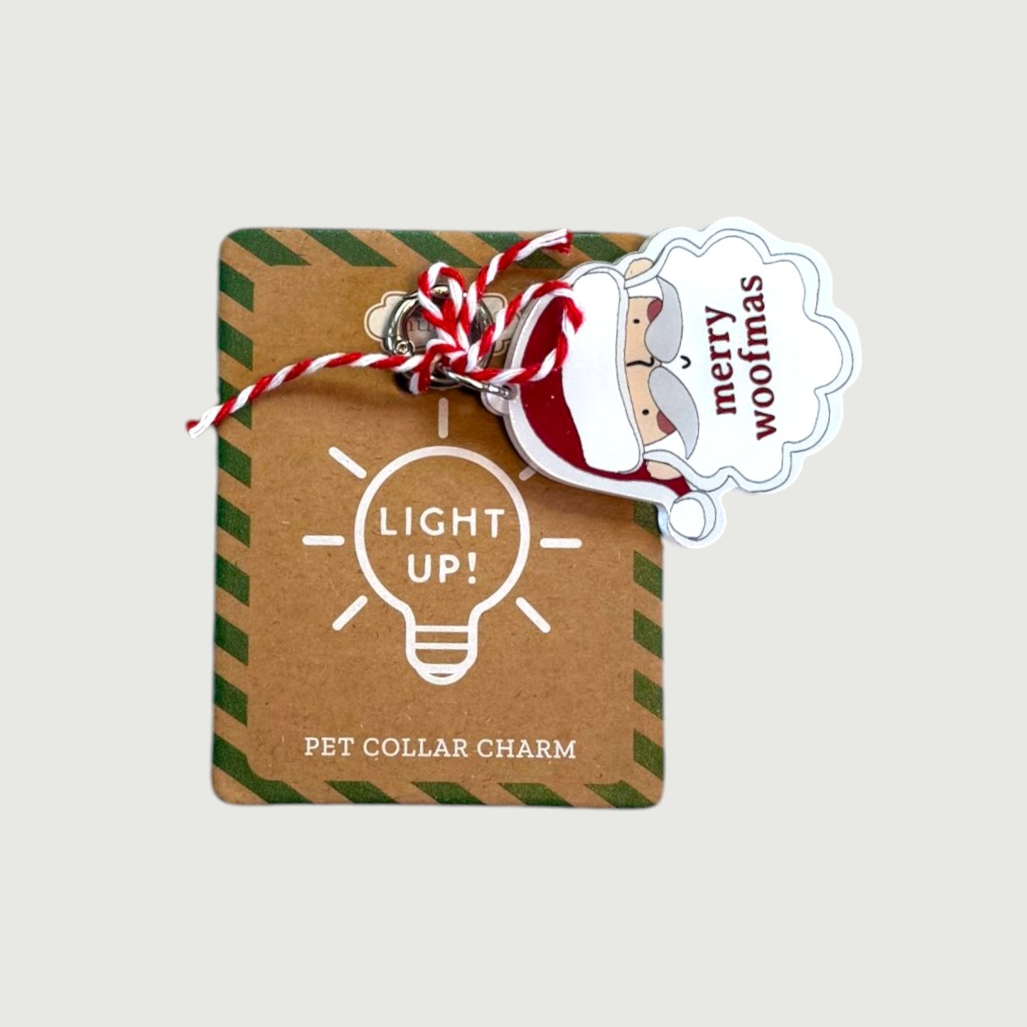 Holiday Pet Collar Light Up Charm