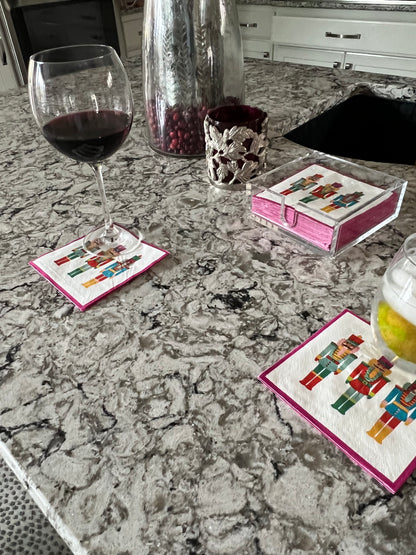 Clear Acrylic Cocktail Napkin Holder
