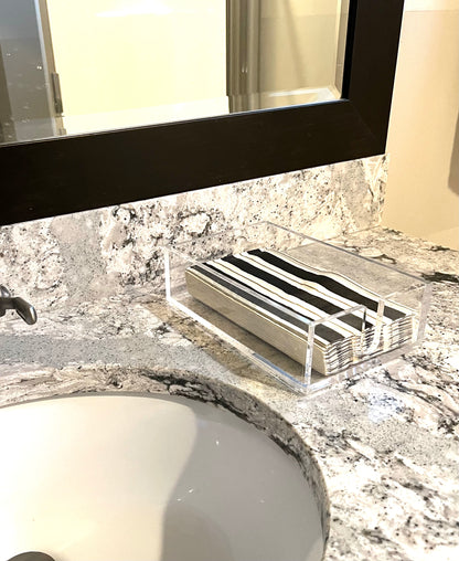 Acrylic Guest Towel Napkin Holder
