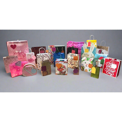 Gift Tag Variety Packs: 40 Pack w/ Coordinating Bakers Twine, Heavy Duty, Quality Cardstock,