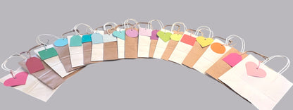 Gift Tag Variety Packs: 40 Pack w/ Coordinating Bakers Twine, Heavy Duty, Quality Cardstock,