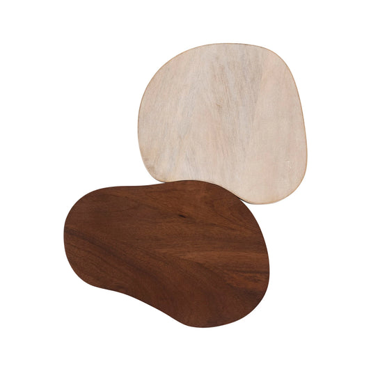 Mango Wood Organic Shaped Cutting/Cheese Boardsby Bloomingville