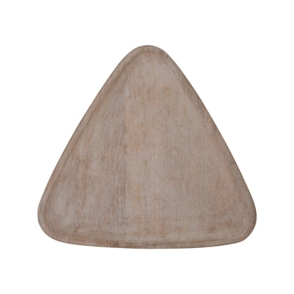 Triangular wooden cutting board 