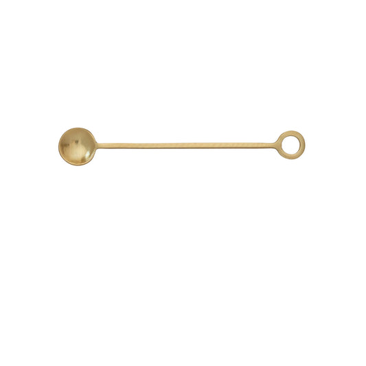 Sip & Swirl Hammered Gold Cocktail Spoon
