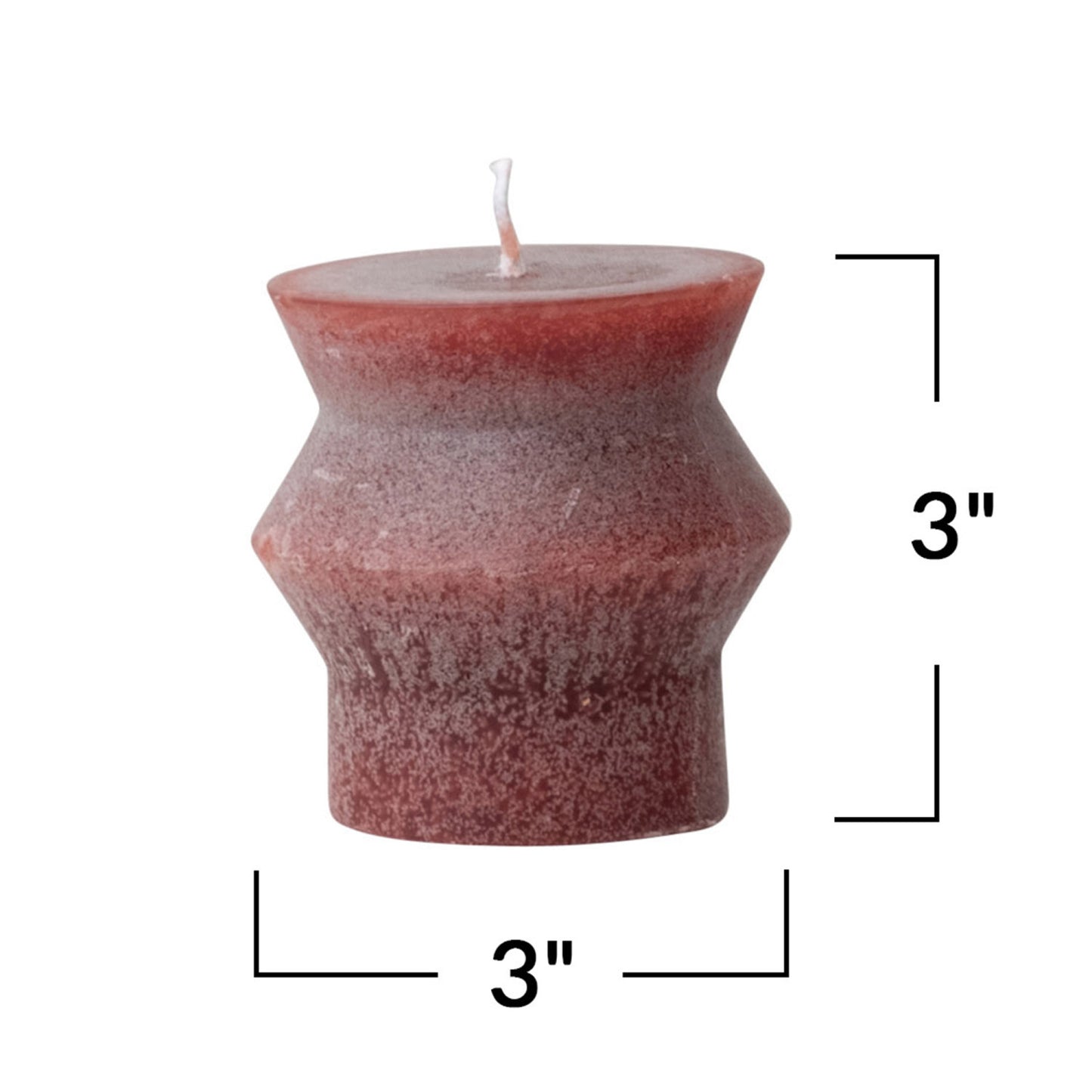 Modern Totem Pillar Candle Collection: Cranberry Harvest