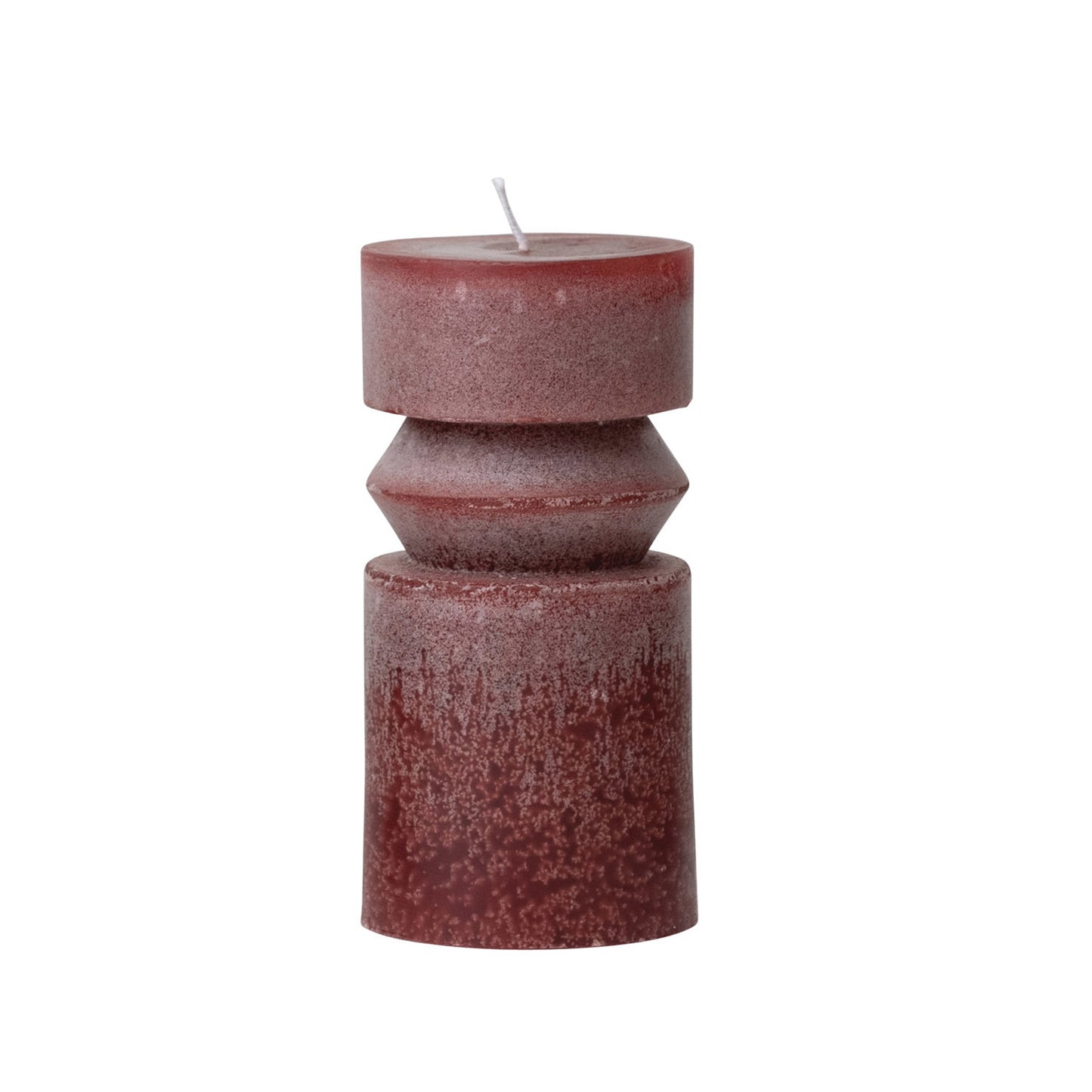 Modern Totem Pillar Candle Collection: Cranberry Harvest