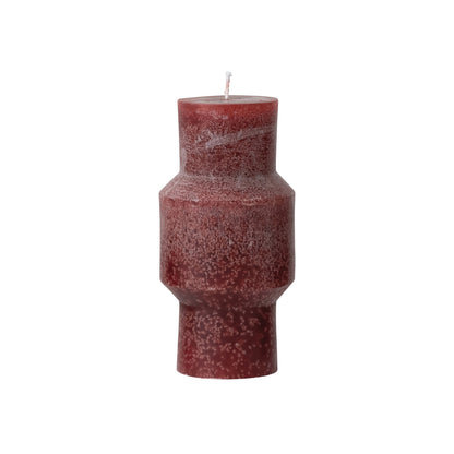 Modern Totem Pillar Candle Collection: Cranberry Harvest