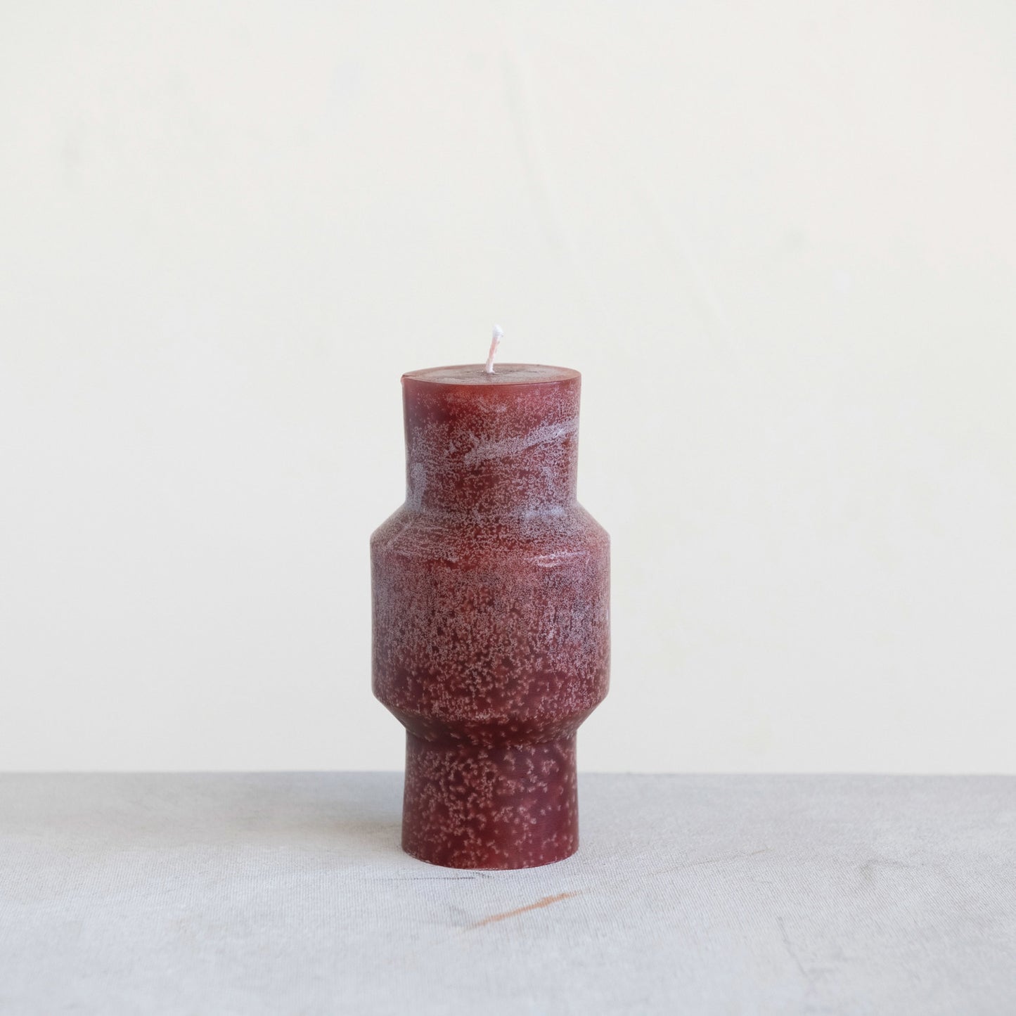 Modern Totem Pillar Candle Collection: Cranberry Harvest