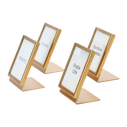 3" Gold Metal Frame with Uplifting Sayings