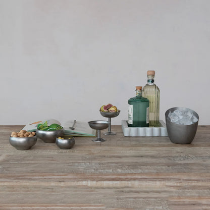 Pewter Footed Coupe Dish- 2 Size Options