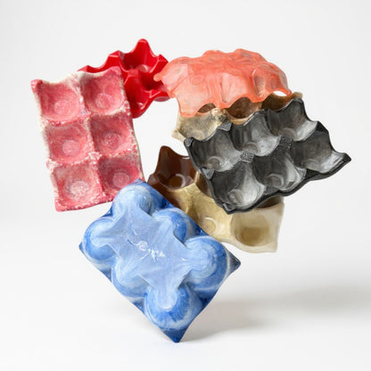 Handmade Egg Storage Tray, Holds 6 Eggs