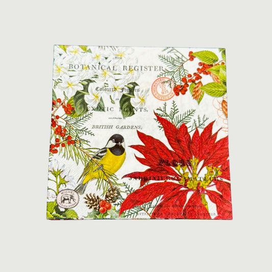 Christmas Botanicals Luncheon Napkin
