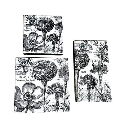 Flower Noir Guest Towel/Napkins