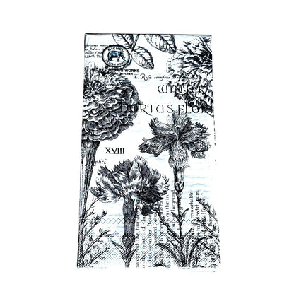 Flower Noir Guest Towel/Napkins