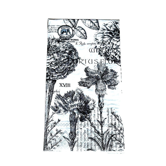 Flower Noir Guest Towel/Napkins