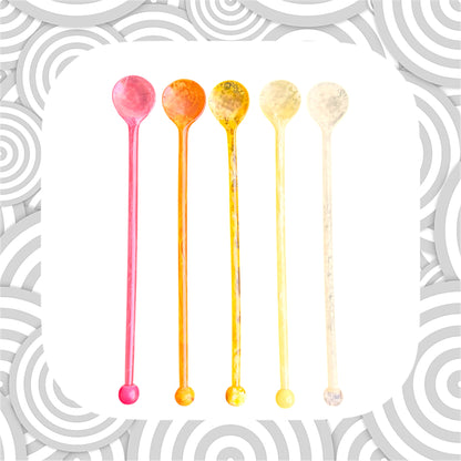 Marbled Resin Cocktail Spoon