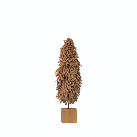 The Shaggy Spruce Yarn Tree - 9" H